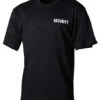 T-Shirt Security Schwarz