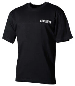 T-Shirt Security Schwarz