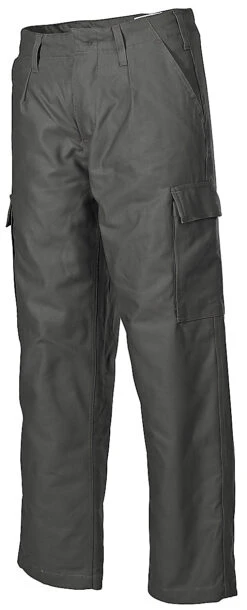 BW Moleskin Thermohose Mit Steppfutter Oliv