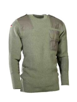 Original Bundeswehr Pullover Nach TL Oliv