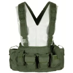 Chest Rig 9 Taschenn Oliv