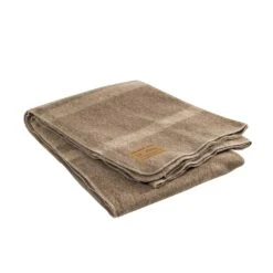 Italienische Militär Wolldecke Braun 210x155cm