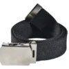 Stoffgürtel Baumwolle 38mm -Katadyn Verkaufsgeschäft 071051 stoffguertel schwarz silber