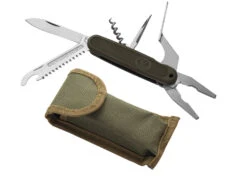 Bundeswehr Offiziersmesser Oliv Mit Zange Und Gürteltasche