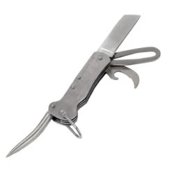 Seglermesser Mit Marlspieker Chrom