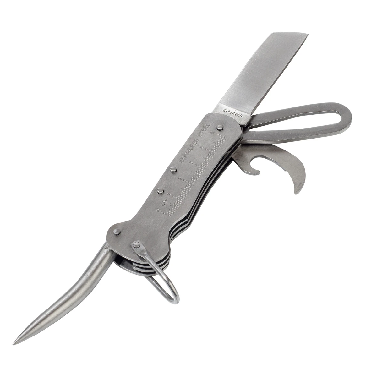 Seglermesser Mit Marlspieker Chrom 3 Seglermesser Mit Marlspieker Chrom