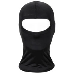 Elasthan Sturmhaube 1-Loch Schwarz