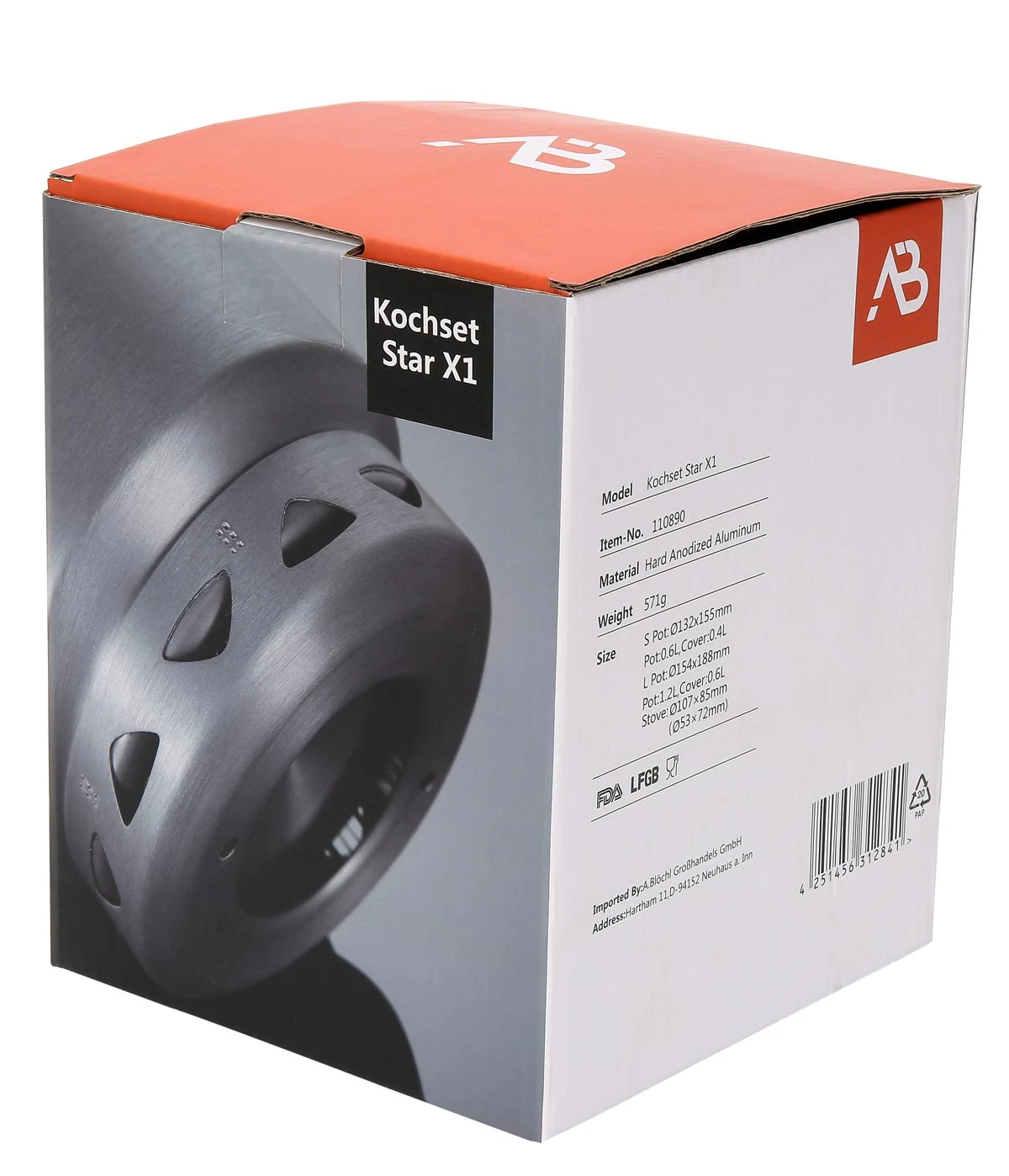 Kochset Star Dual X1 Mit Wärmetauscher Und Gaskocher 4 Kochset Star Dual X1 Mit Wärmetauscher Und Gaskocher – Bild 2