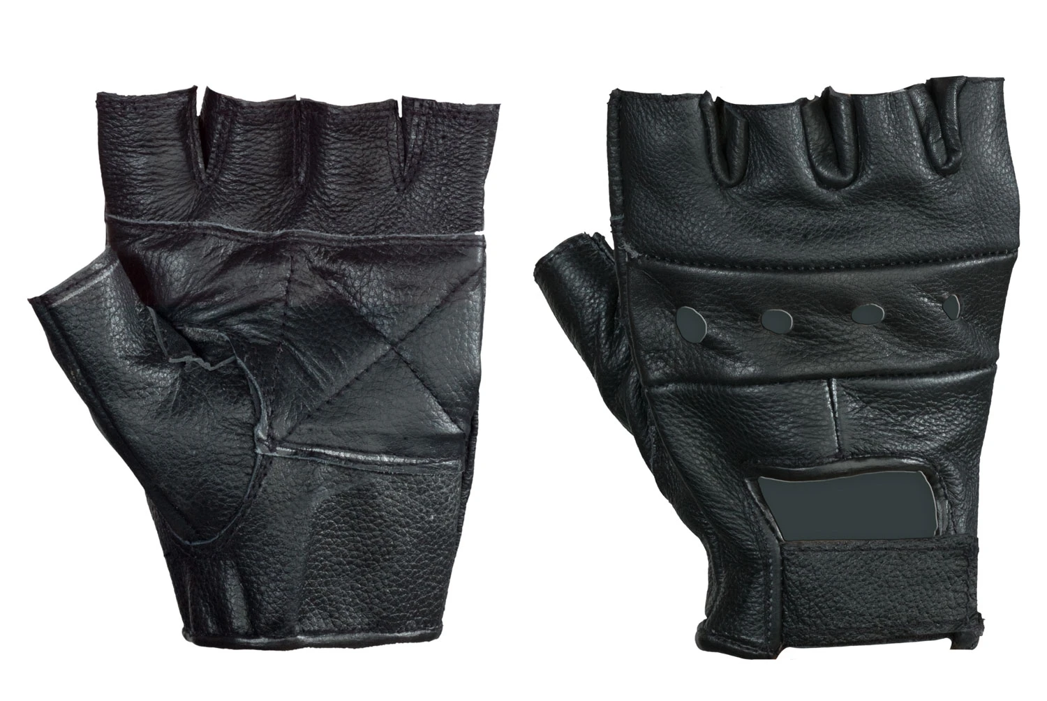 Lederhandschuhe Ohne Finger Schwarz 3 Lederhandschuhe Ohne Finger Schwarz