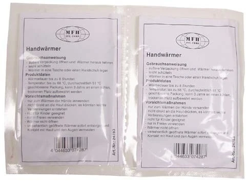 2 Stück Einmal Handwärmer-Kissen 3 2 Stück Einmal Handwärmer-Kissen