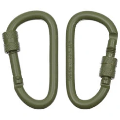 2 St. Karabiner D-Schraub 6mm X 6cm