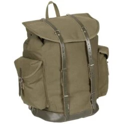 BW Gebirgsjäger Rucksack Mit Lederriemen