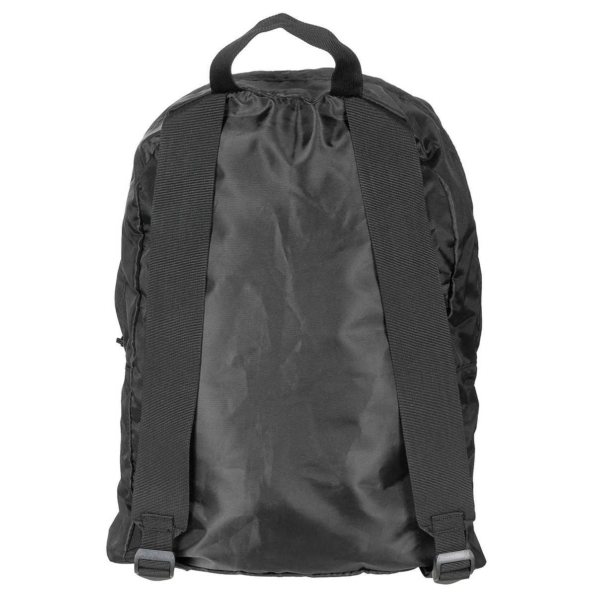 Faltbarer Allround-Rucksack Schwarz 4 Faltbarer Allround-Rucksack Schwarz – Bild 2