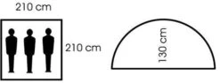 Kuppelzelt Monodome Trooper 3 Personen -Katadyn Verkaufsgeschäft 32103sk 1