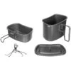 Fox Outdoor Camping Topfset Titan 750ml + 400ml -Katadyn Verkaufsgeschäft 33327d1 fox outdoor titan camping topfset 750ml 400ml