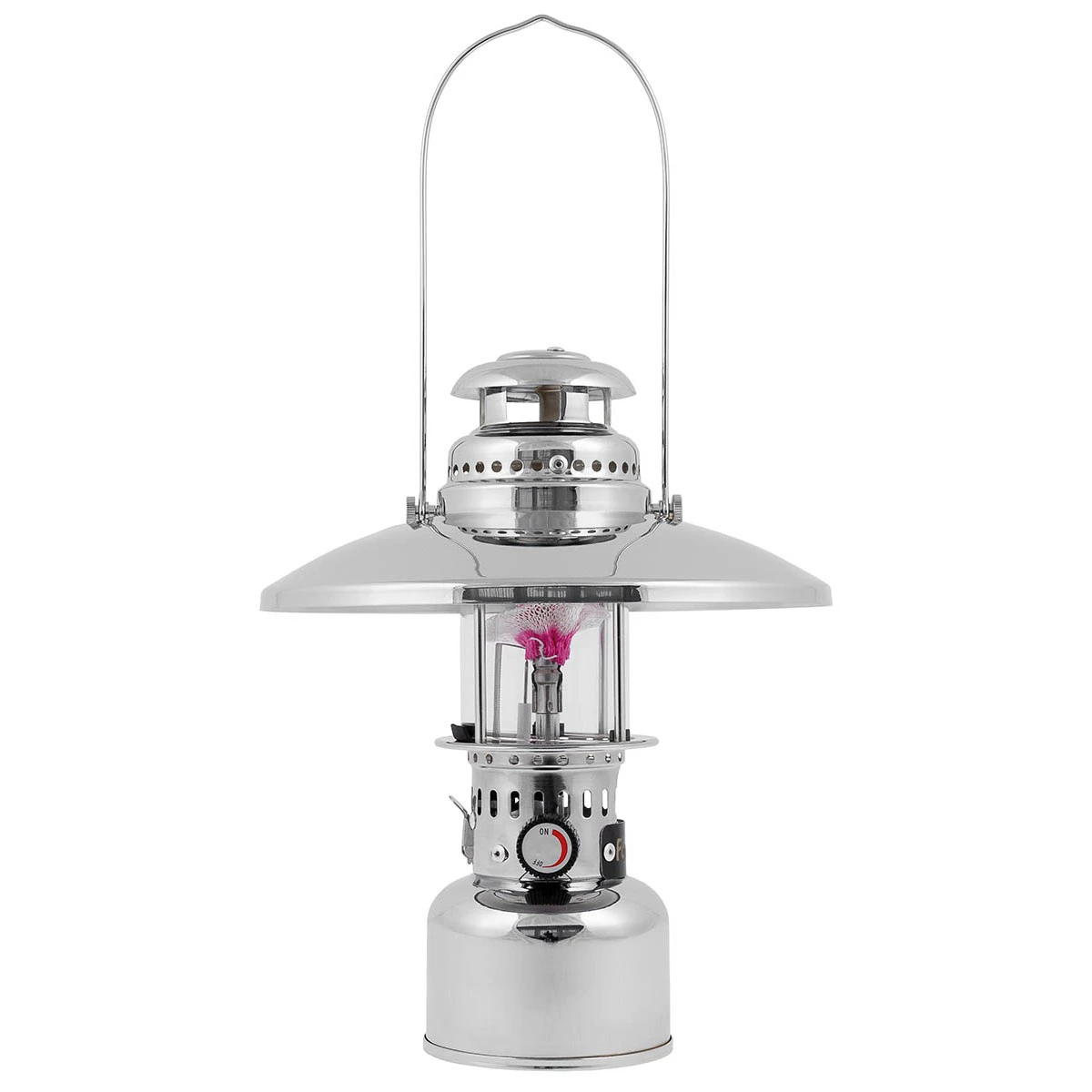 Gaslampe Mit Piezo-Zündung Und Reflektorschirm 3 Gaslampe Mit Piezo-Zündung Und Reflektorschirm