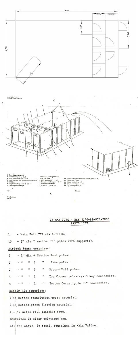 Britisches 25 Mann Mannschafts Zelt 5 Britisches 25 Mann Mannschafts Zelt – Bild 3